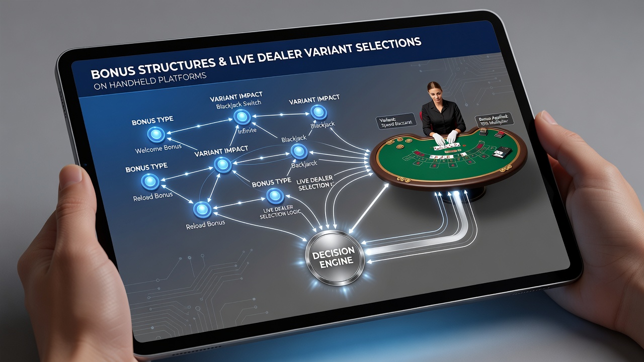 Analytics dashboard illustrating player selections across live dealer variants on mobile platforms
